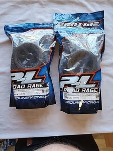 Pro-line Road Rage Tires Desperado 1172-12 Traxxas Rustler Jato Stampede 2.8" - Picture 1 of 5