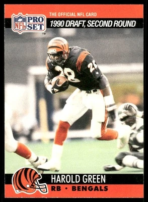 Harold Green 1990 Pro Set Football #707 - Cincinnati Bengals - Image 1 of 2