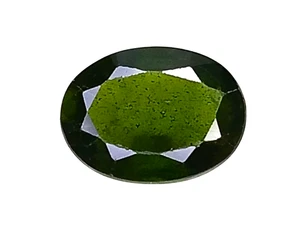 1.090CTS Green natural sapphire oval cut loose gemstones see video - Picture 1 of 3