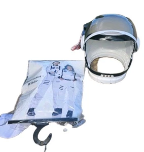 Childrens Astronaut Helmet Movable Visor White, With Kids Astronaut Costume SM. - Picture 1 of 17