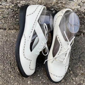 Scarpe Oxford Dr.Martens Limited Edition OFF bianche taglia 9 grunge punk utilitarie - Foto 1 di 15