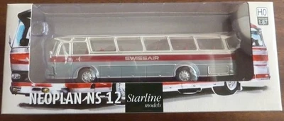 Brekina 1/87 Neoplan NS12 Bus, Starline models, Swissair, #58234, OVP - Bild 1 von 4