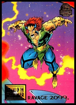1994 Fleer Marvel Universe #84 Ravage 2099 Fall of the Hammer Marvel Card - Image 1 of 2