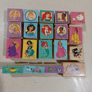 Disney Stampin' Up! Lot Holzstempel Lot mit 19 Stück. Vintage. PO - Bild 1 von 5