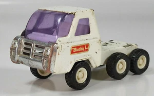 Vintage Buddy L Semi Cab 5" Pressed Steel Scale Model Japan Dual Axle - Picture 1 of 10