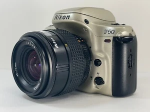 [Exc+5 READ] Nikon F50 SLR Film Camera + AF Nikkor 35-70mm f/3.3-4.5 Lens JAPAN - Picture 1 of 21