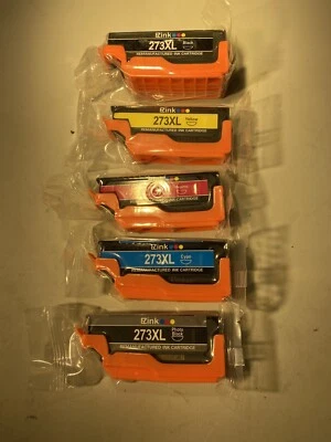 EZ ink 273XL 5 Pack Black, Cyan, Magenta, Yellow, & Photo Black - Image 1 of 4