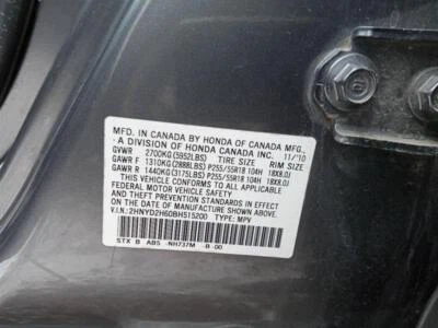 Used Wheel fits: 2011 Acura Mdx 18x8 alloy 5 spoke Grade B Foto 1 de 4