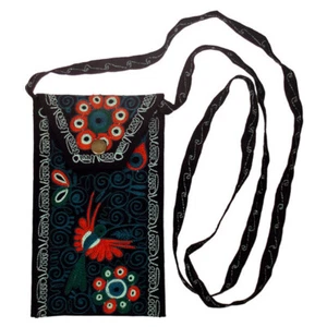 Embroidered Eyeglass Pouch Colca Peru Cotton Variety - Picture 1 of 1