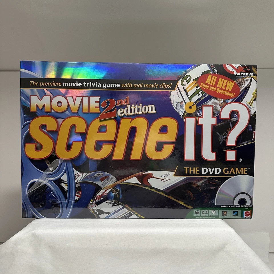 Movie Scene it?  2nd Edition Board Game DVD 2007 Complete Trivia The DVD Game - Image 1 of 4