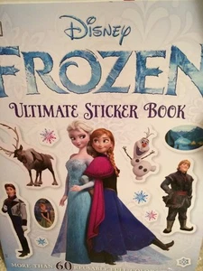 Disney FROZEN Sparkle Sticker Book Anna Elsa Halloween Gift - Imagen 1 de 4