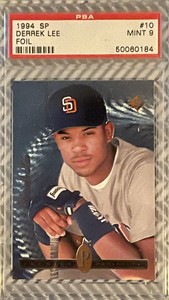 1994 94 SP #10 DERREK LEE FOIL RC ROOKIE PADRES PSA 9 MINT