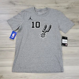Nike T-Shirt Boy's Large Gray San Antonio Spurs Derozan Demar New - Picture 1 of 8