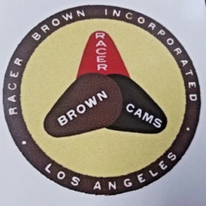 Brown Racer Cams Vinyl Decal Sticker 4011 - Picture 1 of 1