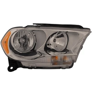 Right Passenger Side Chrome Halogen Headlight Fits 11-13 Dodge Durango CAPA - Picture 1 of 5