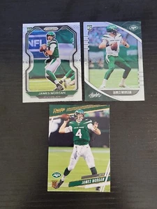 James Morgan ROOKIE LOT PRIZM 356 PRESTIGE BRONZE 320 ABSOLUTE 147 NY JETS - Picture 1 of 2
