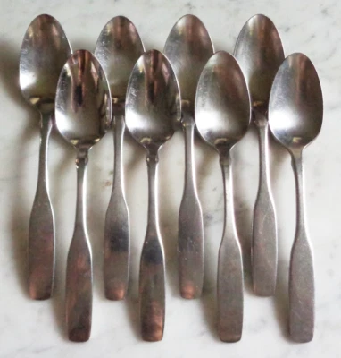 Paul Revere Community Stainless 6 inch set of 8 Teaspoons - Image 1 of 4