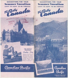 1941 Canadian Pacific Railway Vacation Princess Line Travel Brochure Thomas Wall - Picture 1 of 5