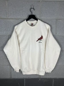 Sudadera de Colección Años 90 Maine Cardinal Cuello Redondo Nueva Inglaterra Arte Suéter Cuadrado - Imagen 1 de 5