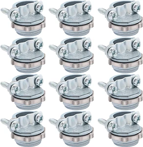 12 Stück 1/2 Zoll Klemme Typ Kabel Stecker für Metall Rohr Schutz Kabel Si - Bild 1 von 12