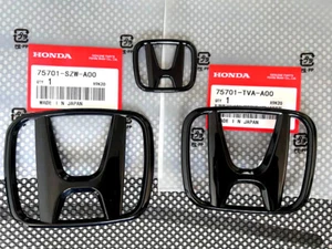 Emblema H delantero trasero negro brillante JDM para Honda Accord 2008-2017 sedán 4 puertas - Imagen 1 de 4