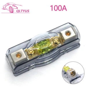 Scatola portafusibili cavo alimentazione audio auto 100A blocco fusibili 4 gauge 100 Amp - Foto 1 di 9