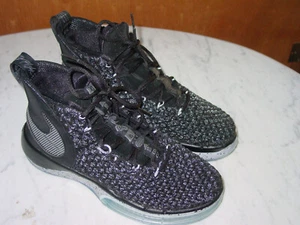 2019 Mens Nike Alphadunk Carbon Fiber Black/White Basketball Shoes! Size 8 NEW! - Picture 1 of 12