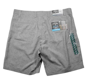 Callaway Mens Golf Shorts 40 Gray Stretch Opti-Dri Performance Active Waistband - Picture 1 of 5