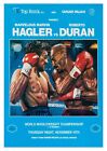 Framed Marvin Hagler vs Roberto Duran Vintage Boxing Promo Poster Print Repro