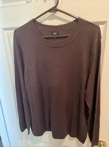 MASSIMO SWEATER / Womens 16W-18W / Brown / rayon, polyester, nylon and angora  - Picture 1 of 7