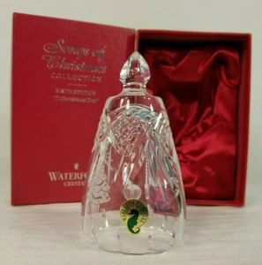 Waterford Crystal Songs Of Christmas Collection 2001 O Xmas Tree Bell 6th ED - Picture 1 of 12