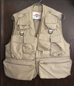 Vintage BAZOOBY Unisex Tam Vest Photography Fishing Hunting Medium multi pocket - Picture 1 of 9