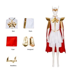 She-Ra Prinzessin der Macht She Ra Cosplay Kleid Kostüm Kleid Umhang komplettes Set - Bild 1 von 9