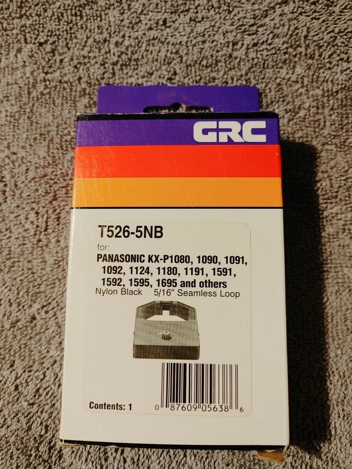 GRC T526-5NB Panasonic Dot Matrix Printer Ribbon - Image 1 of 1