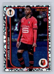 2023-24 Merlin UEFA #146 Jeanuel Belocian (RC) -Vintage Merlin Refractor - Picture 1 of 2