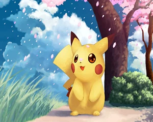 Pokemon Pikachu Anime Ash Art 8 x 10 Picture Print Photograph Reprint Gift - Picture 1 of 3