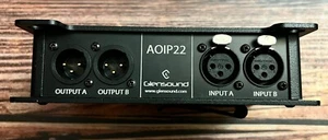 Glensound AoIP22 Dante / AES67 Audio Interface 2in / 2out - Picture 1 of 4