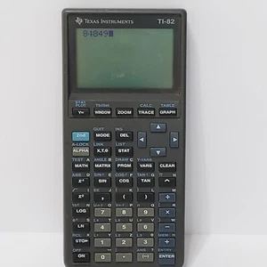 Texas Instruments TI-82 Gray Graphing Calculator No Cover Parts ONLY - Picture 1 of 6