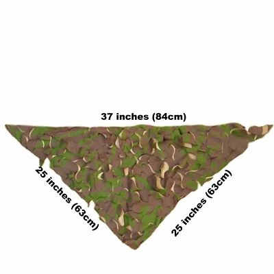 Camo Netting Leaves British Army DPM Woodland Camouflage Olive Green Piece Net - Image 1 of 3