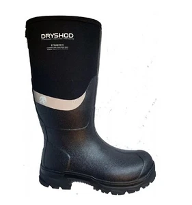 DRYSHOD Stiefel Steadyeti Hi Original Vibram Arctic rutschfeste Sohle schwarz/grau Herren Größe 8 - Bild 1 von 7