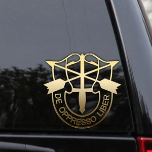 Army Special Forces Green Berets De Oppresso Liber Vinyl Decal Sticker - Picture 1 of 2