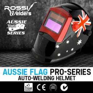ROSSI Solar Auto Darkening Welding Helmet MIG/ARC/TIG Welder Machine Mask - Picture 1 of 12