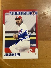 2023 Buffalo Bisons Jackson Rees RC Rookie Toronto Blue Jays Auto