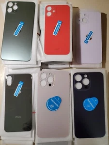 Vitre arrière iPhone pièce détachée uniquement pour 8 SE XR XS 11 12 13 14 Pro Max - Photo 1 sur 11