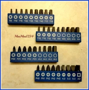 Kobalt 36 Stück 1 Zoll Stahl Sechskantschaft Schraubendreher Bits, Schlitz, Kreuzschlitz, Torx - Bild 1 von 4