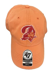 Tampa Bay Buccaneers '47 Brand Throwback Orange Franchise Fitted SMALL Hat NWT - Picture 1 of 7