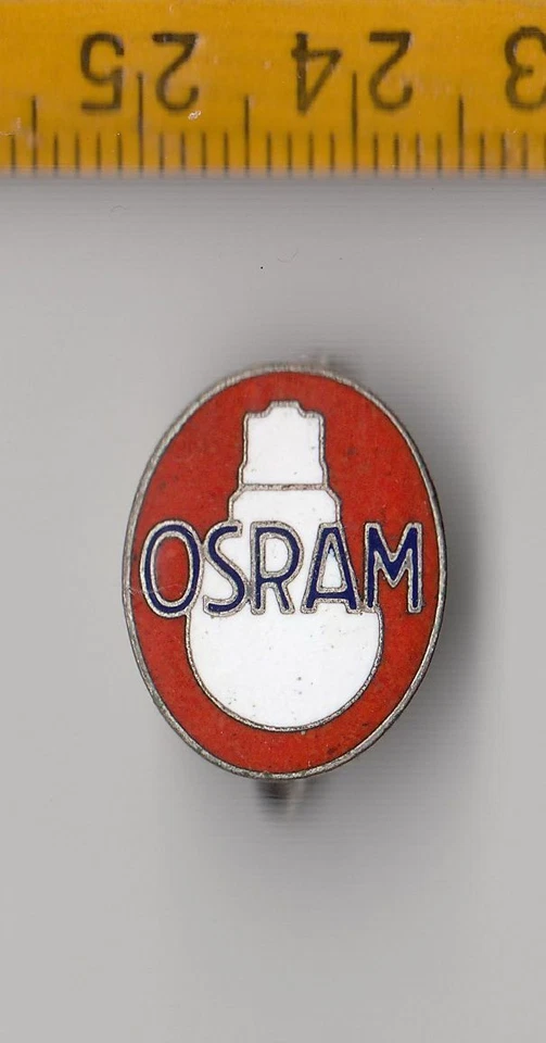 Vintage enamel OSRAM Light Bulbs brooch pin badge 1960s Germany Brosche - Image 1 of 1