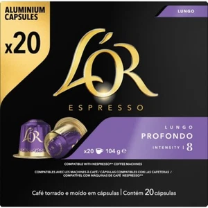 Lot 20 L'GOLD Espresso Deep Extended Coffee Capsules #8 - Picture 1 of 1