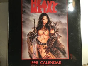 Heavy Metal Calendar 1998. Abrams: FACTORY SEALED MINT CONDITION RARE - Picture 1 of 3