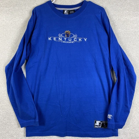 Kentucky Wildcats Large L T Shirt NCAA Adult Large Long Sleeve Wildcats Shirt Cover